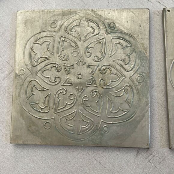 Pier 1 Silver Coaster Set - Picture 4 of 4